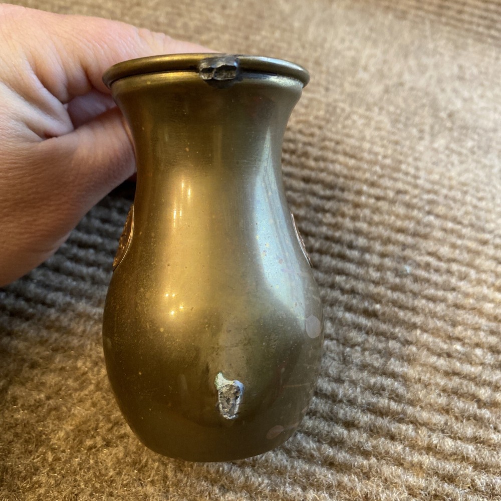 vintage saudi arabia hinged coffee tea pot 6”