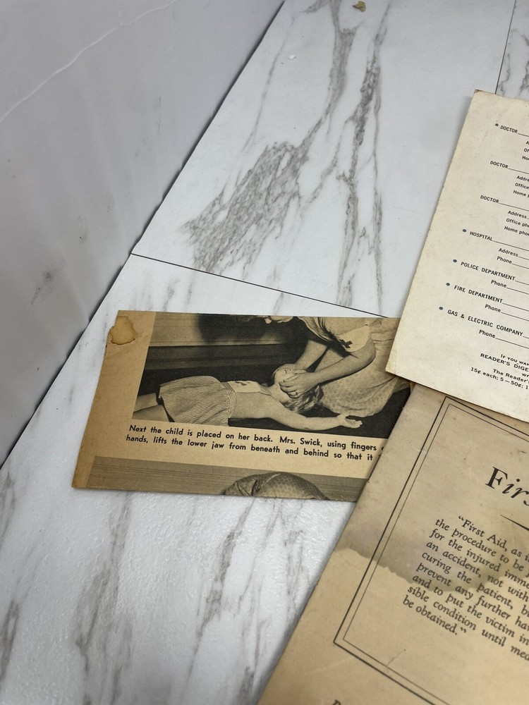American Red Cross First Aid Textbook 1945 Revised Edition