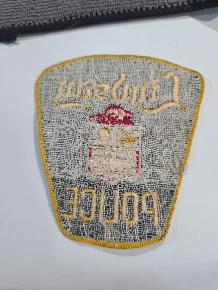 Lindsay Police Canada Shoulder Patch Obsolete