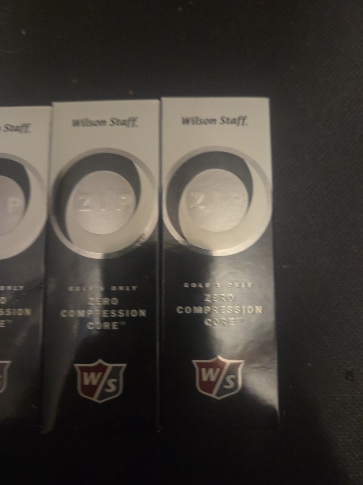 Wilson Staff NEW Zip Golf Balls Zero Compression Core New 5 BOXES