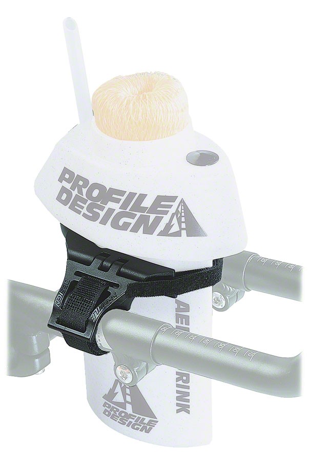 Profile Design Aero Water Bottle Bracket - Hook and Loop Mount for Aero Bars &