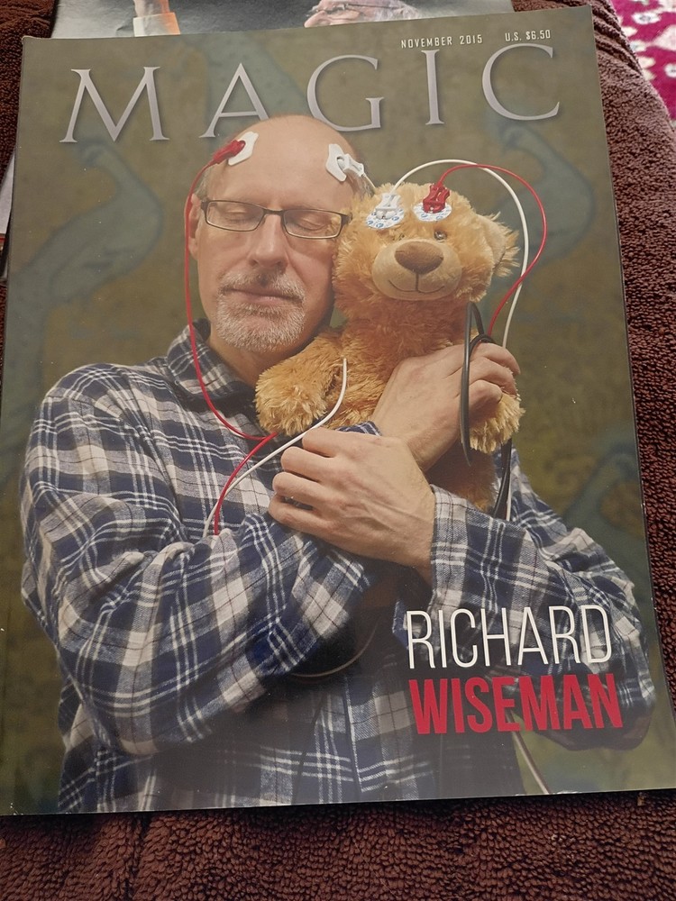 Richard Wiseman Magic Magazine Issue November 2015 #11