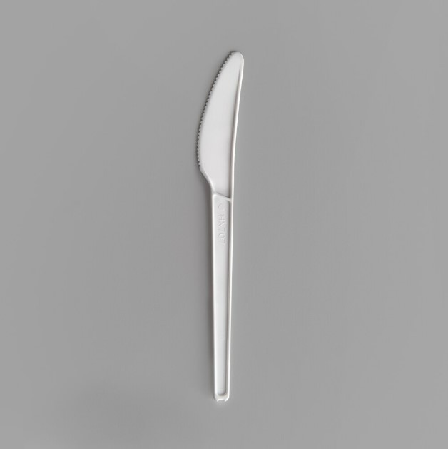 Watson Distributing Heavy Weight Plastic Knife White 6-1/2" 1000/Case
