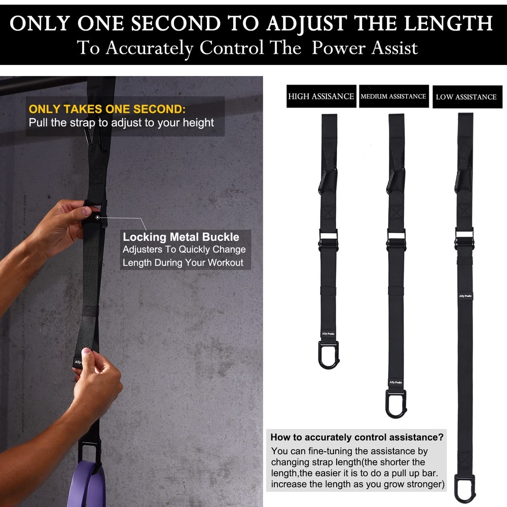 Pull Up Assistance Bands，Heavy Duty Resistance Band for Pull Up Bar，Adjustabl...