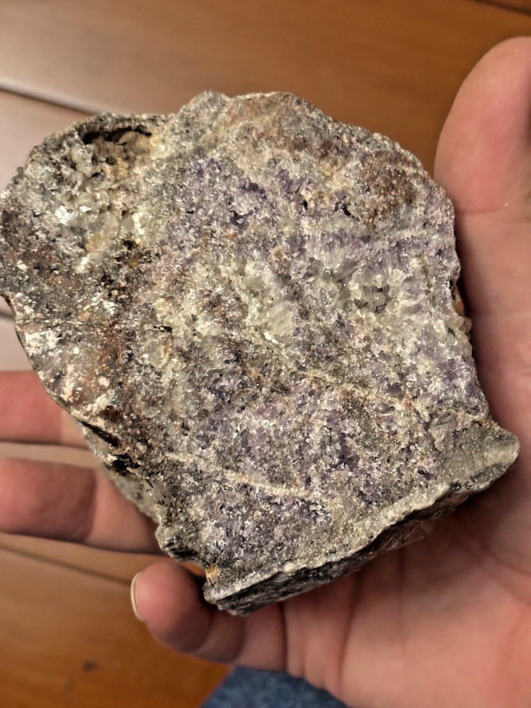 Mexican Amethyst - Matrix - Rough - 2lbs 11oz - Display/Lapidary