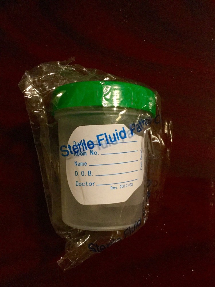 SPECIMEN CUPS STERILE CONTAINERS 4 oz W/LID+ID LABEL