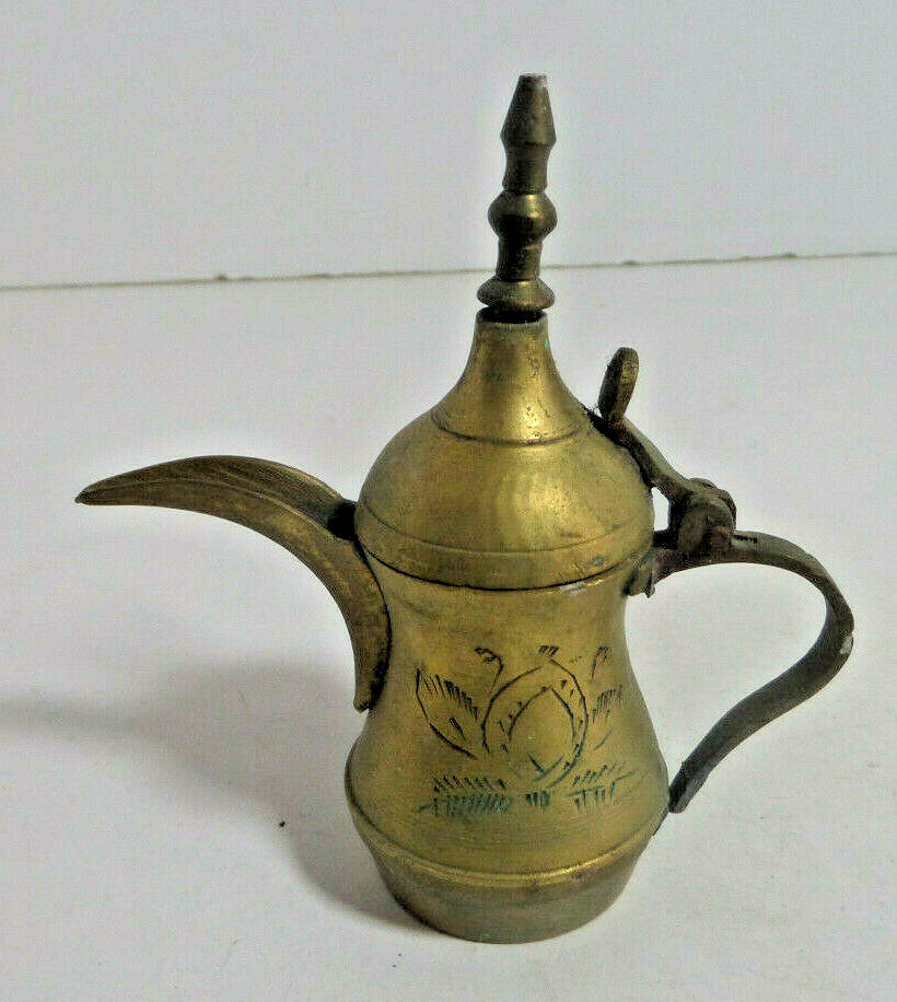 minature brass teapot midle eastern style