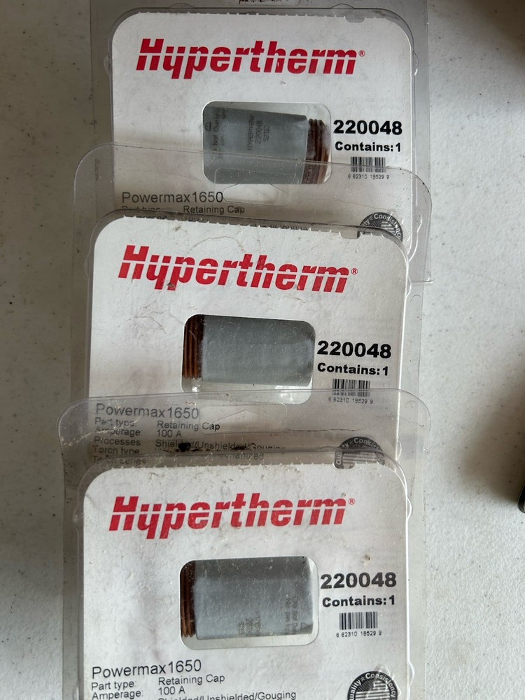 Hypertherm T100 Consumables Nozzles Electrode Swirl Cap Shield for Plasma Cutter