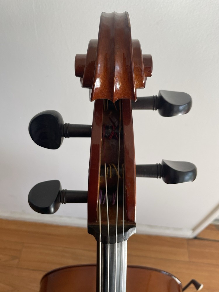 Full Size (4/4) Cello with Bag, Bow, and Stand