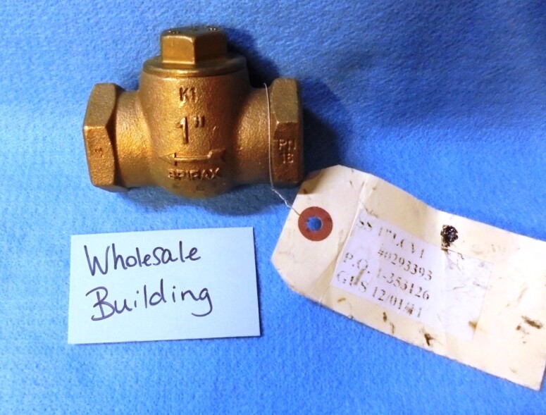 SPIRAX 1" LIFT CHECK VALVE 0293393