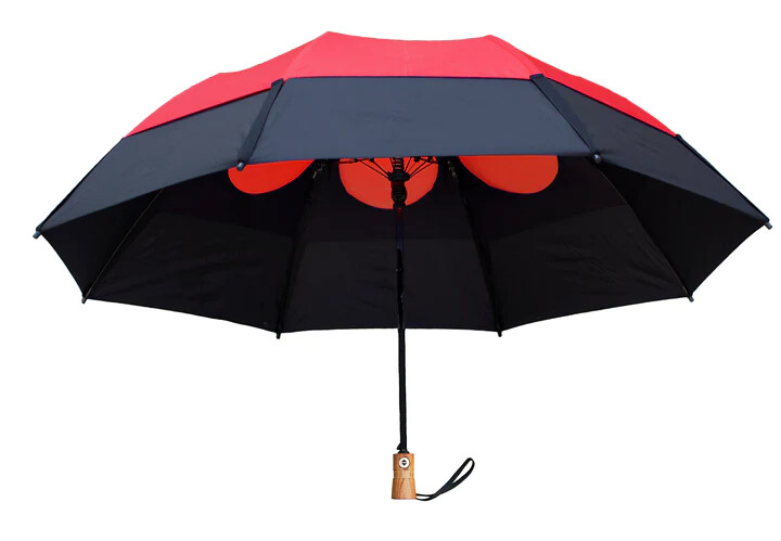 GustBuster LTD Auto Open & Close Vented Windproof Umbrella Resists 55+ MPH Wind