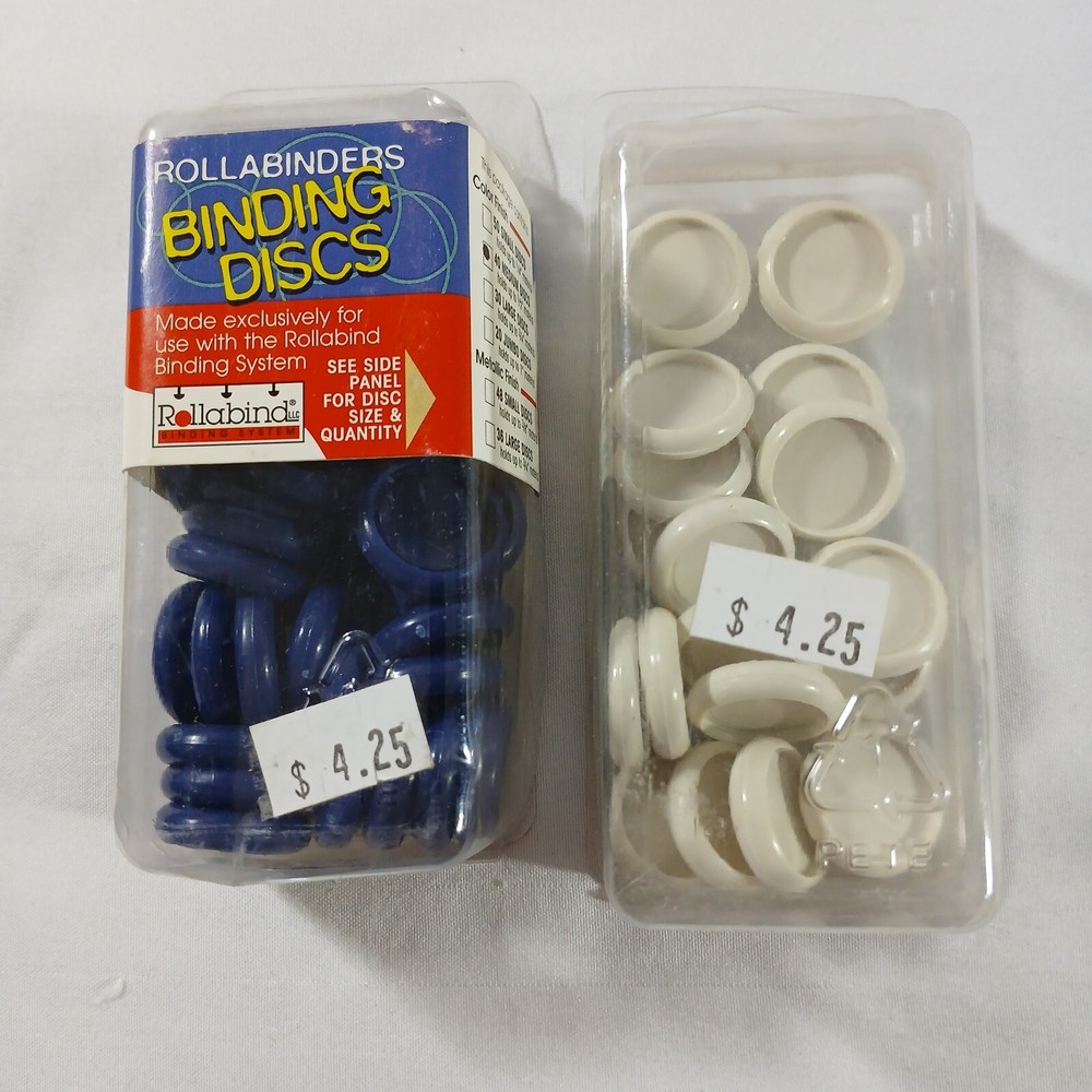 Hand Punch and Binding Discs (230) for Creating Journal or Planner by Rollabind