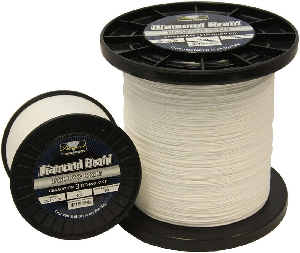 Diamond Braid Gen III Hollow Core (Multi Sizes, 3 Colors)