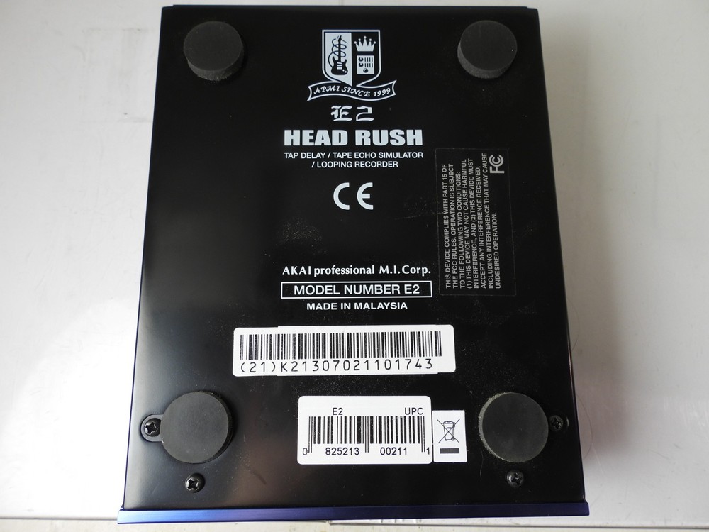 Akai E2 Headrush Echo Delay Looper Effects Pedal Free US S&H