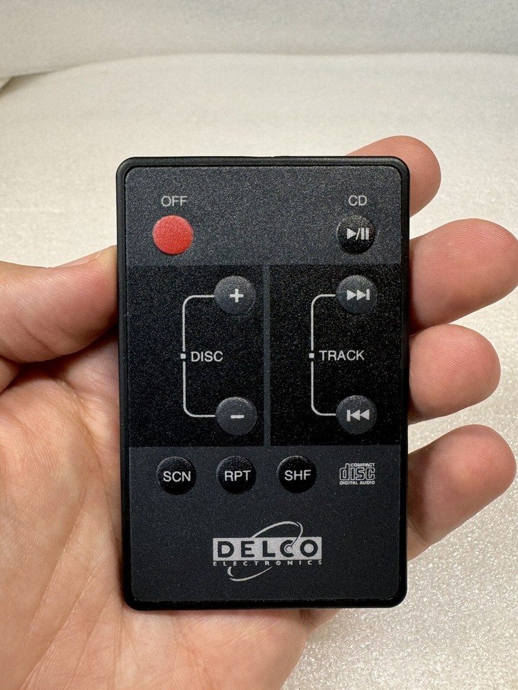 GENUINE DELCO COMPACT DISC DIGITAL AUDIO CD PLAYER REMOTE CONTROL ONLY!