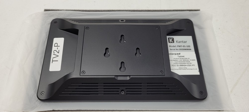 Kantar Interpad PM7-01-102 Peoplemeter 7 Tablet Virtual Meter