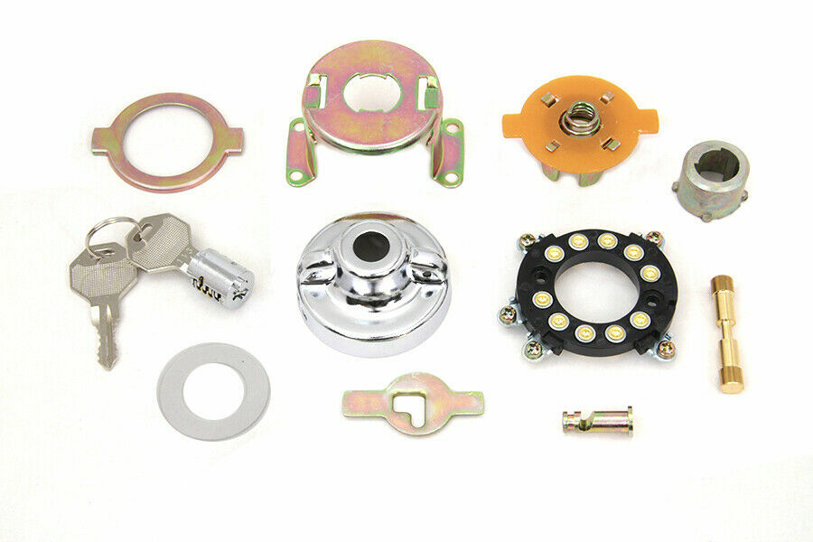 Fat Bob Ignition Switch Component Kit for Harley Davidson by V-Twin
