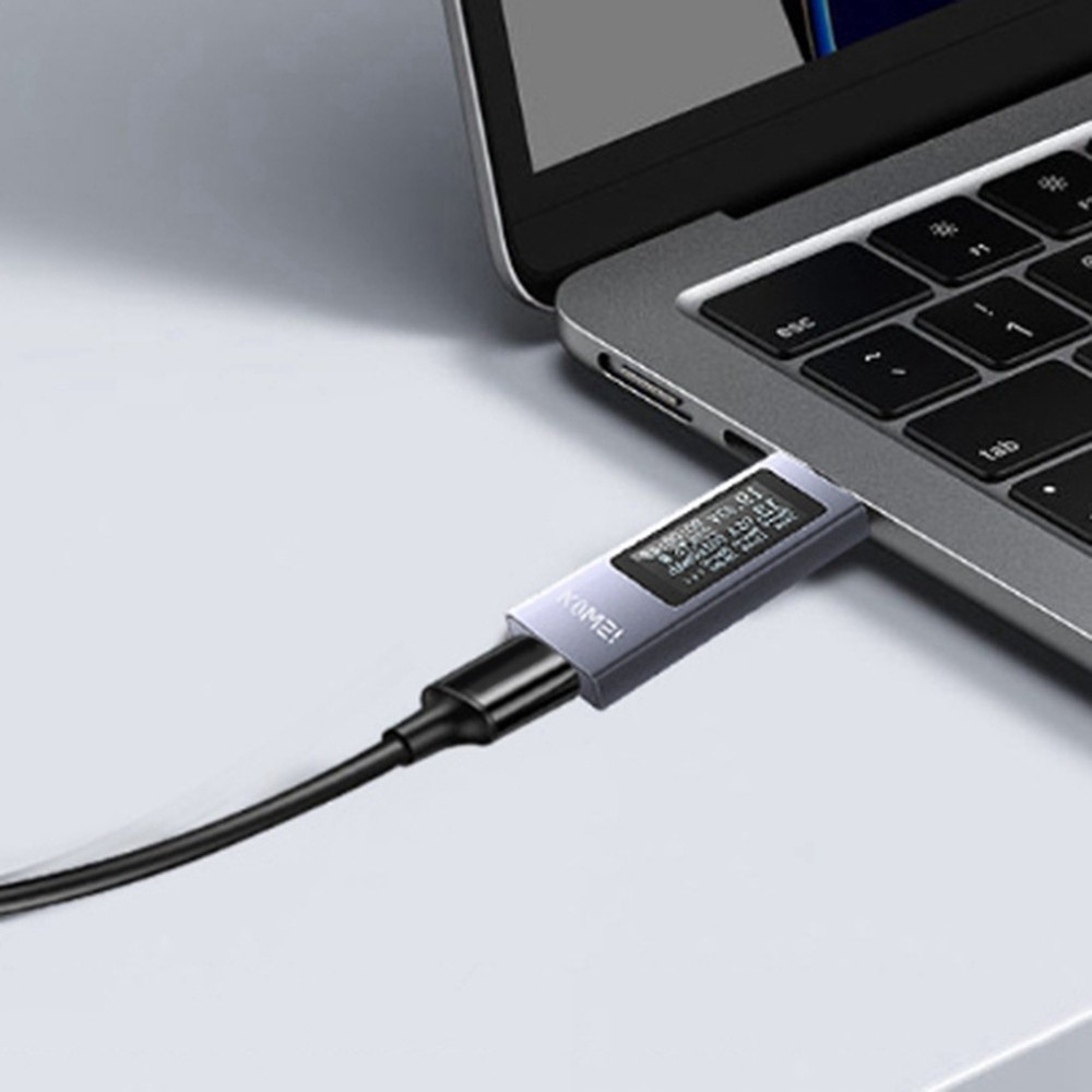 Type-C Multifunction Digital Display Ammeter Power Meter DC 4-30V 14792