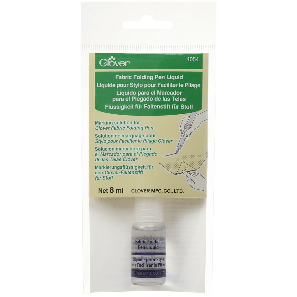 Clover 4054 Fabric Folding Pen Liquid Refill-