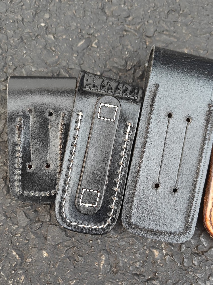 Leather Sheath Lot Storage Pouch For Pocket Knife Or Multi Tool