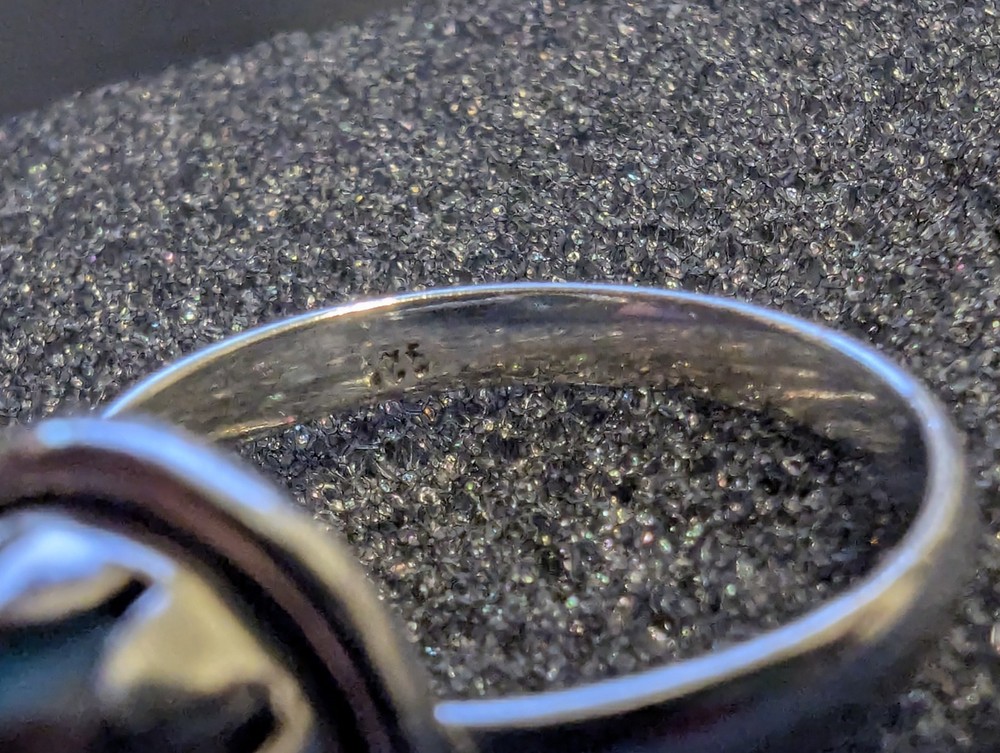 Spiny Oyster Sterling Silver Ring Size 8