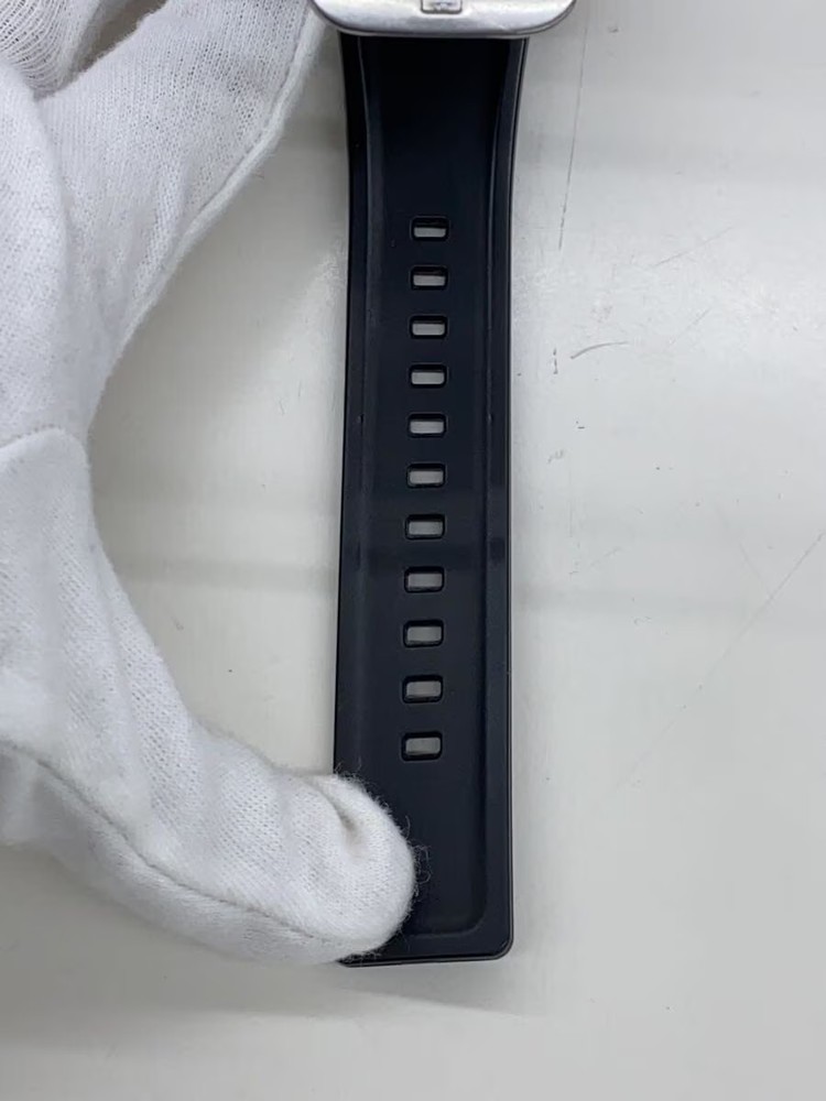 CASIO Quartz Watch Digital Analog Rubber SLV BLK GM 110