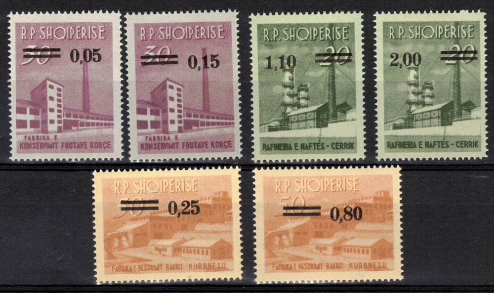 ALBANIA Scott 841-6 Mint NH