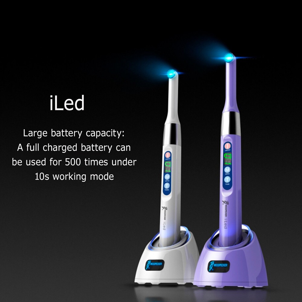 Original Woodpecker Dental iLED/Plus Curing Light Lamp 1 Second Cure 2500mw/c㎡