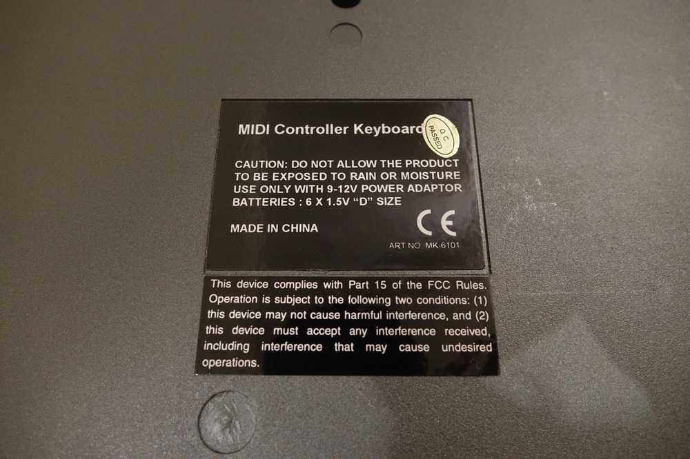 Kaysound MK-6101 Full Sized 61 Key MIDI Controller Keyboard Tested