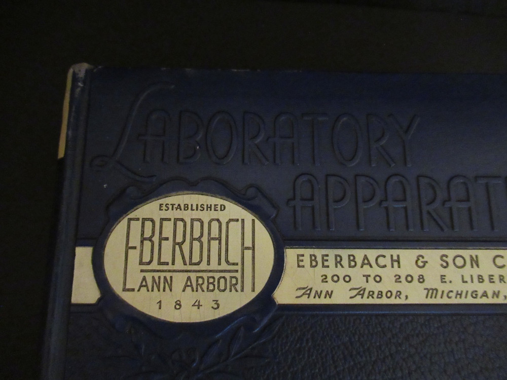 Eberbach Ann Arbor Laboratory Apparatus Catalog E 41 1941