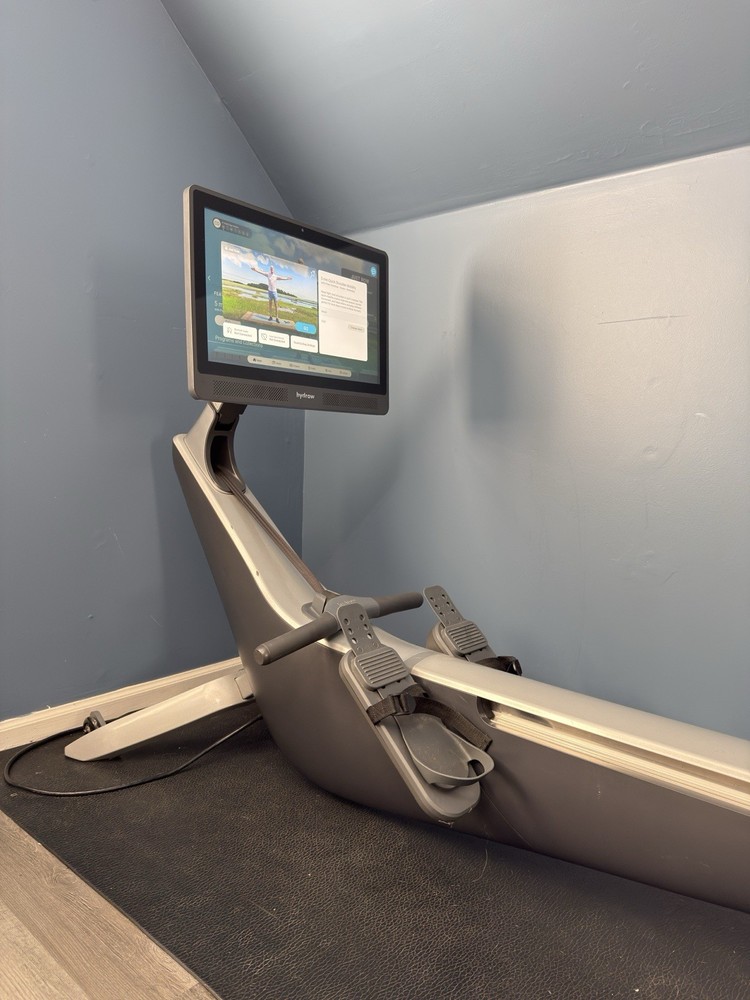 Hydrow Origin Rowing Machine w/ Touchscreen and Floor Mat. Model CR14A201.
