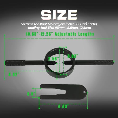 Fork Service Tool Kit (Fork Oil Level Tool 2PCS Standard Fork Service Tool Kit