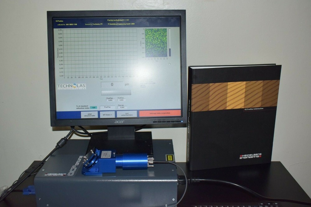 Heidelberg intraoperative pachymeter /thickness gauge using OCT