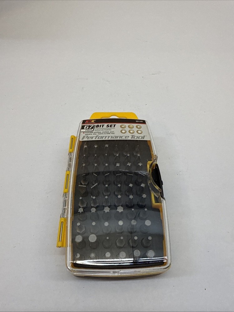 PERFORMANCE TOOL 67 PIECE BIT SET WILMAR 20145