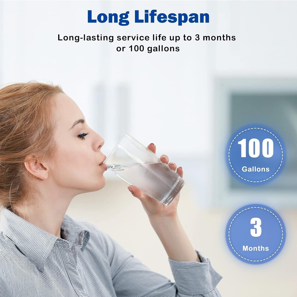 6X Water Filter Replacement for RF-9999 Faucet Filter FM3700 FM3800 PFM400, NSF