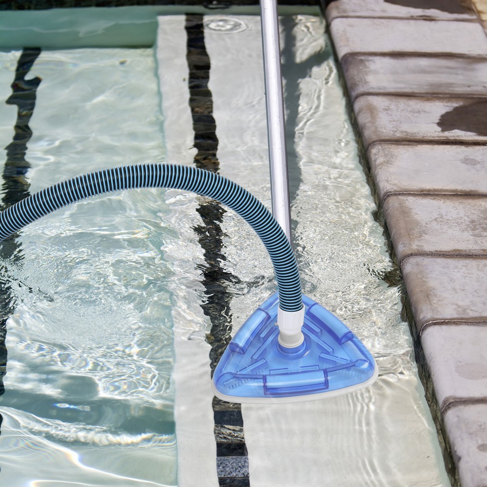 Swimming Pool Vacuum Head Clear View, Transparent Triangle with Connection Pool