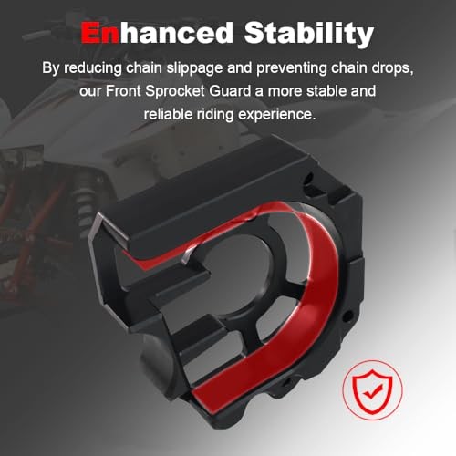 Front Sprocket Chain Guard Protector Cover Engine Case Saver Compatible with