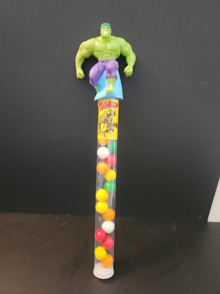 Marvel Universe Incredible Hulk Finger Puppet Topper Candy Unopened 1993