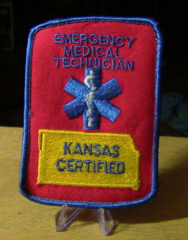 Fire Patch: Emergency Medical Technician, Kansas Certified Patch