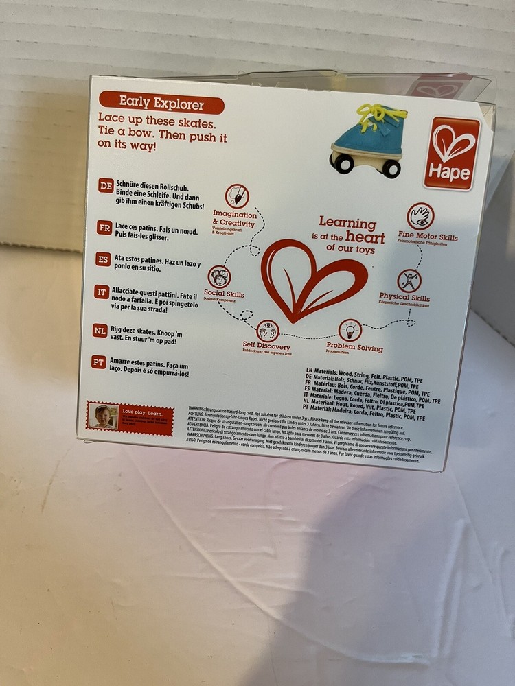 Hape Lacing Skate Blue