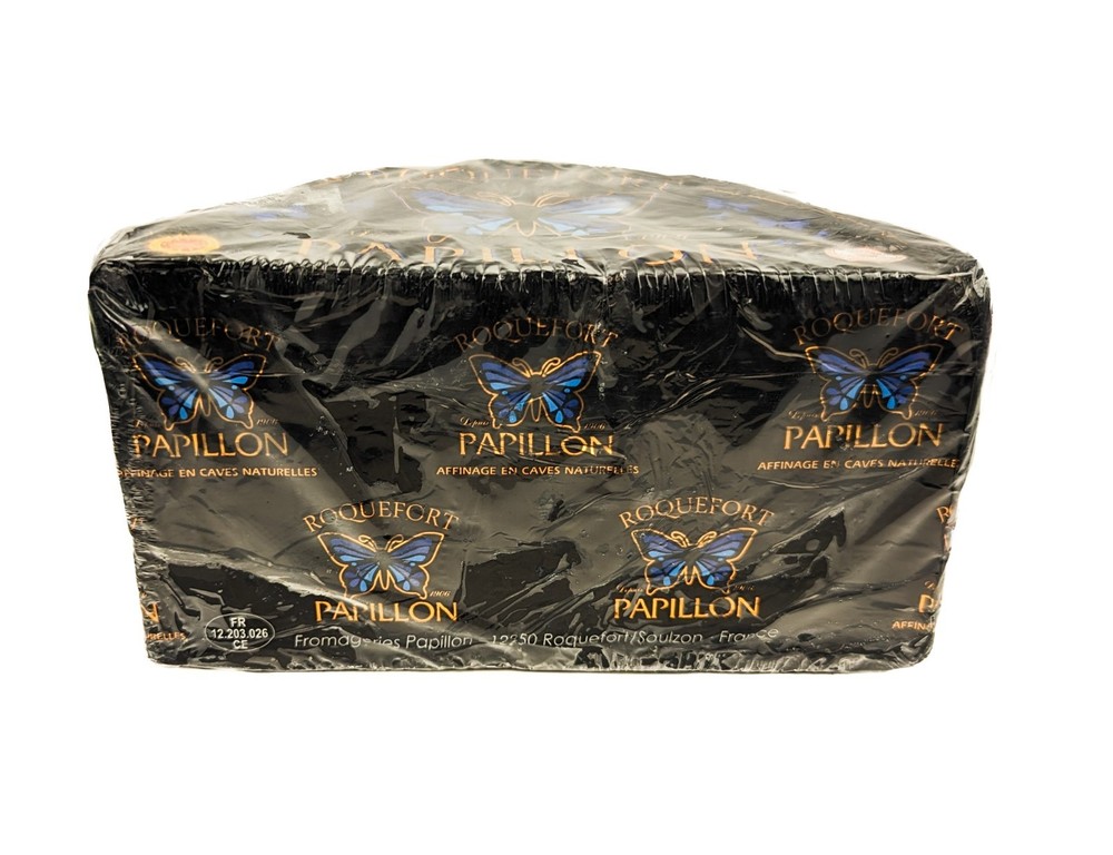 Black Papillon Roquefort Half Wheel 3lb