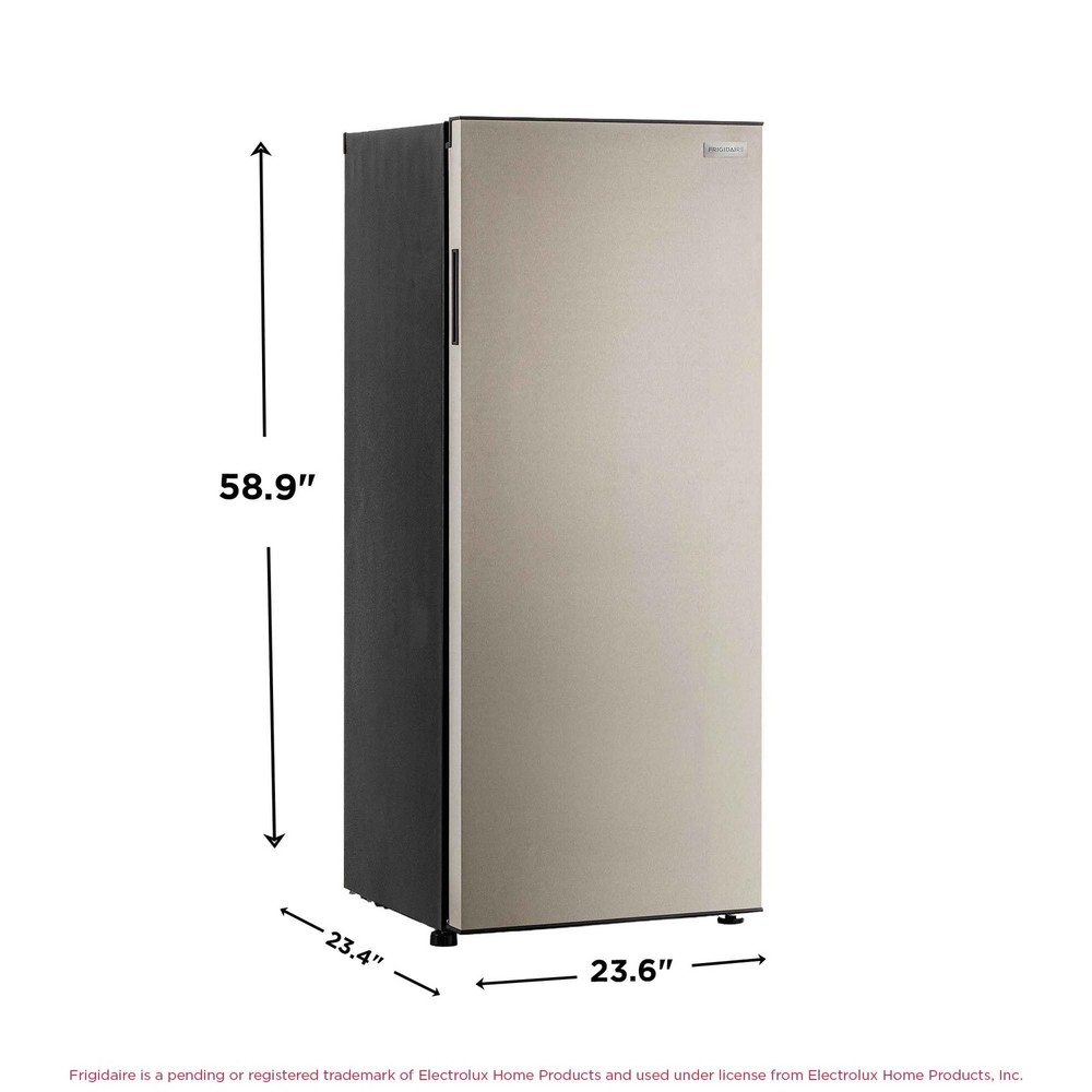 Small Space Kitchen Upright Freezer Fridge Combo 10 Cu Ft Platinum
