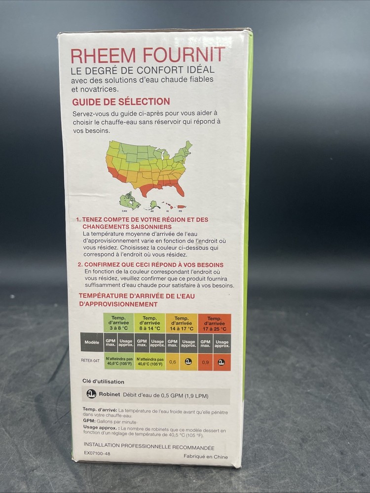 Rheem 3.5 kW 0.68 GPM 120-Volt Point of Use Tankless Electric Water RETEX-04T