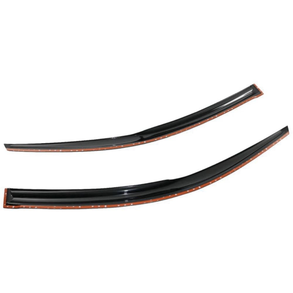 Guncmte 1 Pair Sun Rain Guard Window Visors Front Left Driver Smoke/Tinted