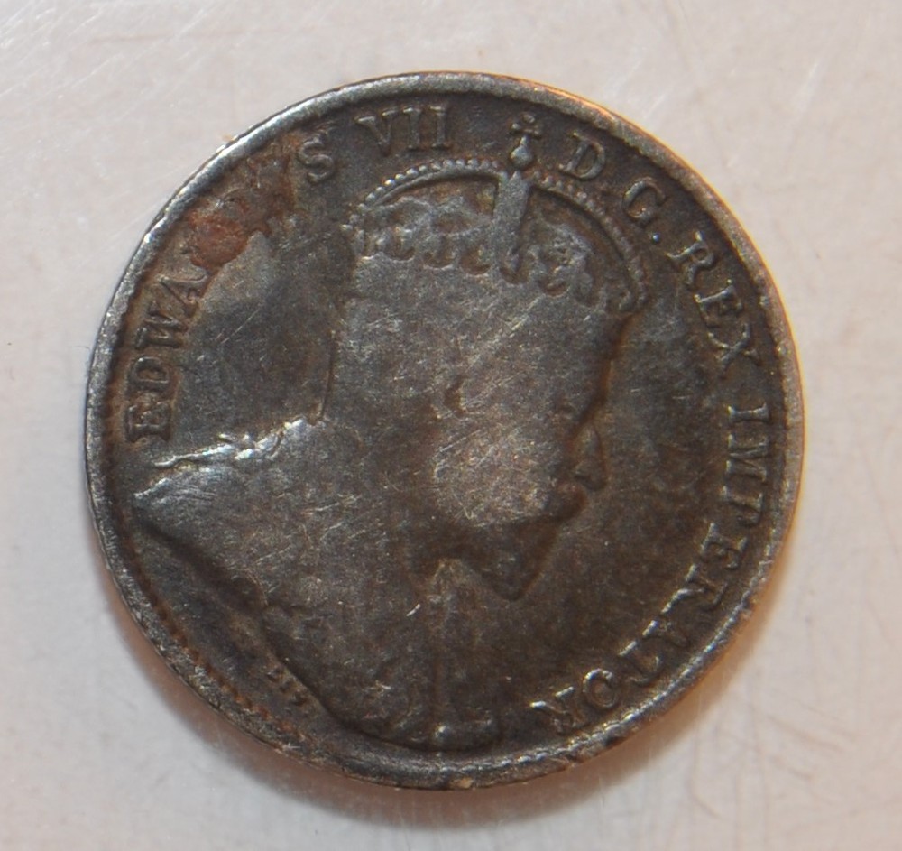1907 Canada 5 Cent lot 707