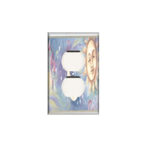 SnazzySwitch Sun And Moon Decorative Light Switch Plate Cover