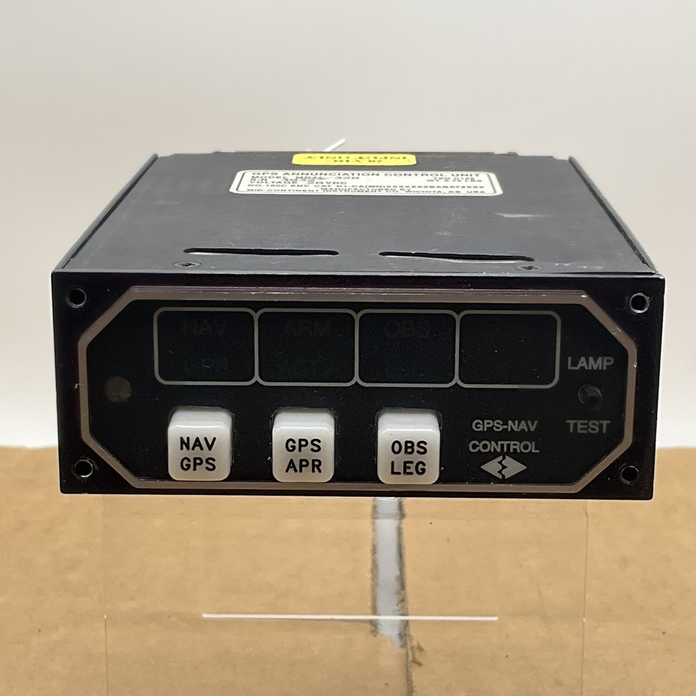 GPS ANNUNCIATION CONTROL UNIT MD41-328 Untested As IS