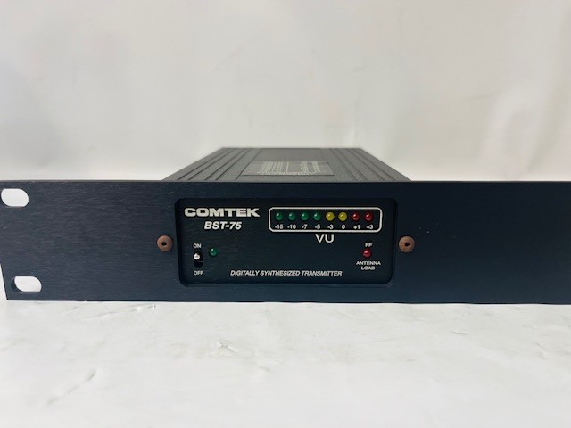 Comtek BST-75 Digitally Synthesized Transmitter with Single Rack Mount (RMK-75)
