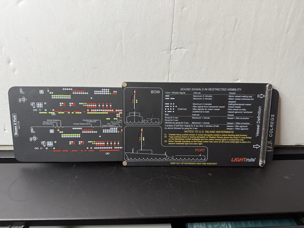 LIGHTrule COLREGS Navigation Tool Vessel Light ID Weems & Plath