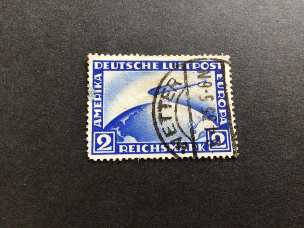 Germany 1928 Zeppelin used stamp A16247